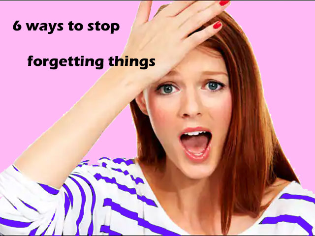 How to Stop Forgetting Things